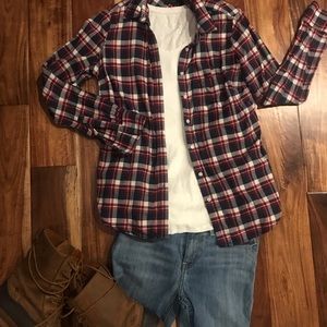 Banana Republic Flannel Top